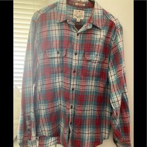 Lucky Brand plaid long sleeve shirt